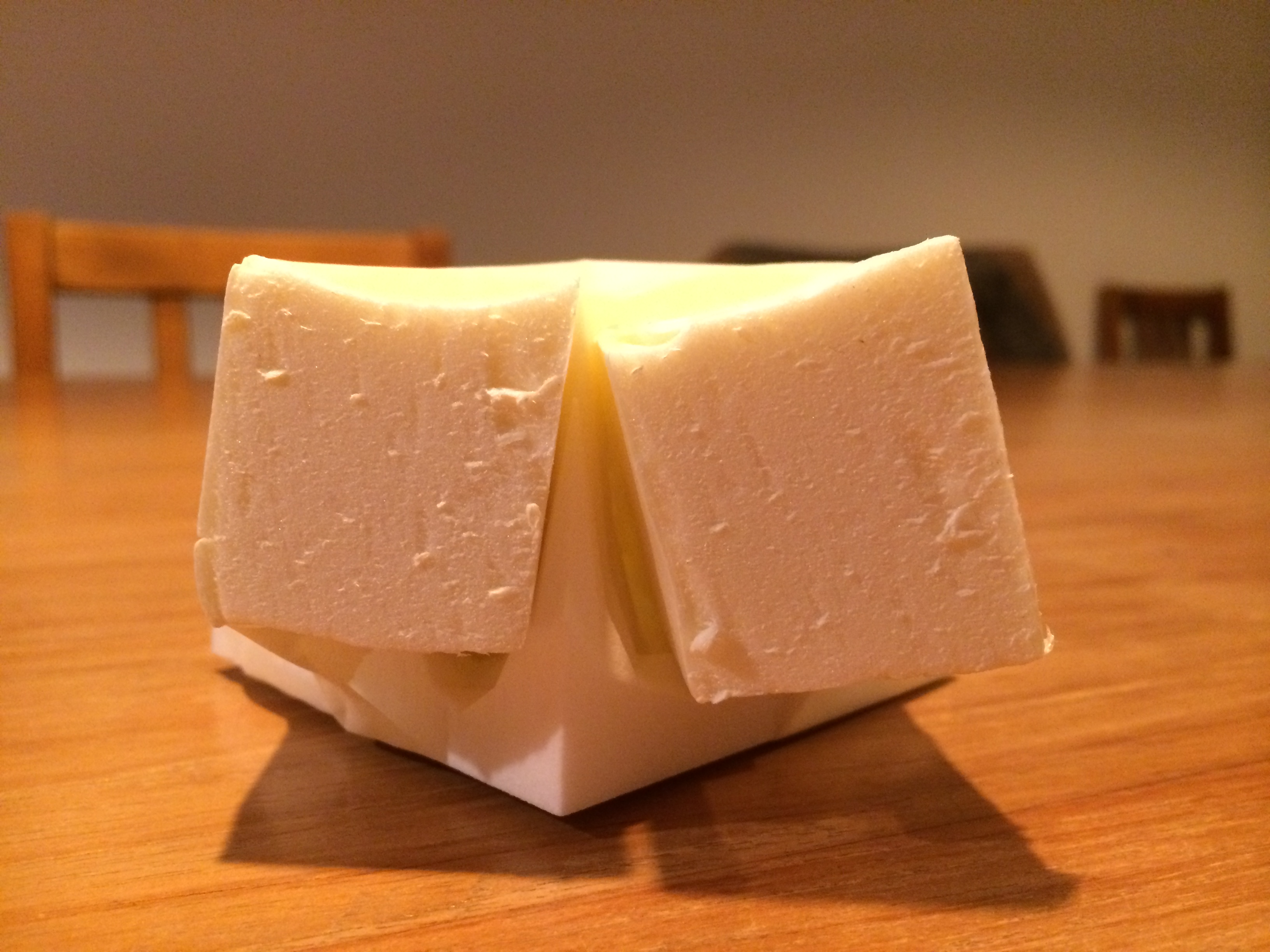 3D printed physical contact matrix protected by styrofoam, from i.Materialise :)