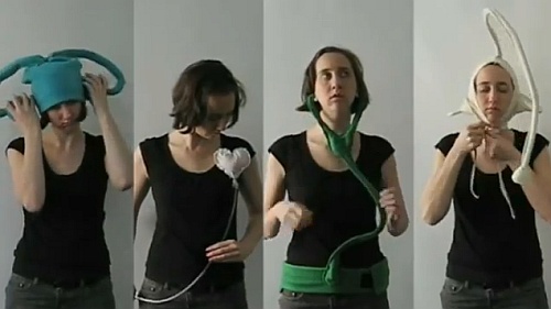 Kate Hartman and her wearable communication devices